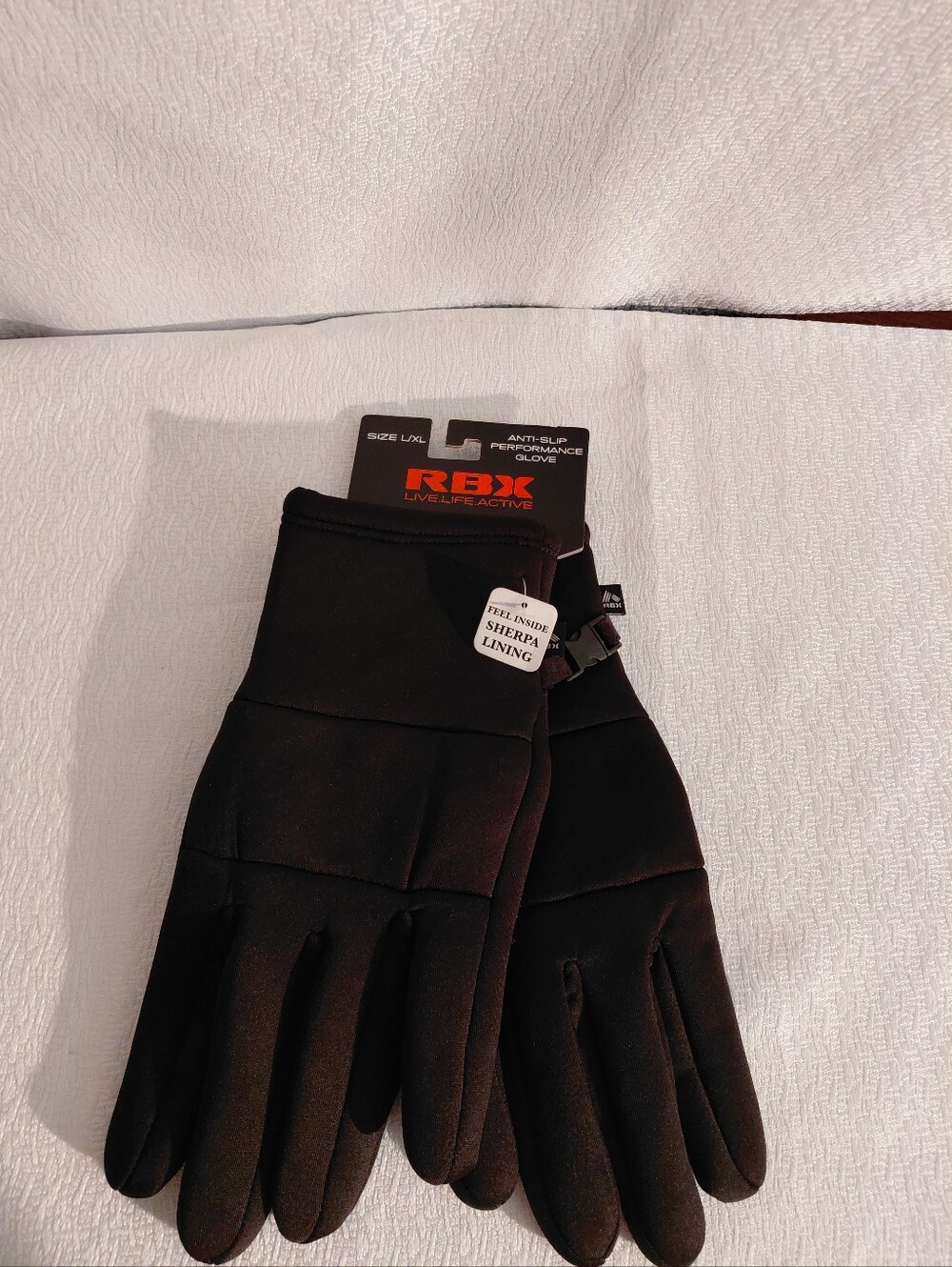 RBX Black Men’s Sherpa-Lined Performance Gloves